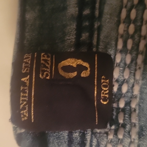 V-STAR BLACK LABEL Crop Jeans sz9 NWT - Picture 3 of 9
